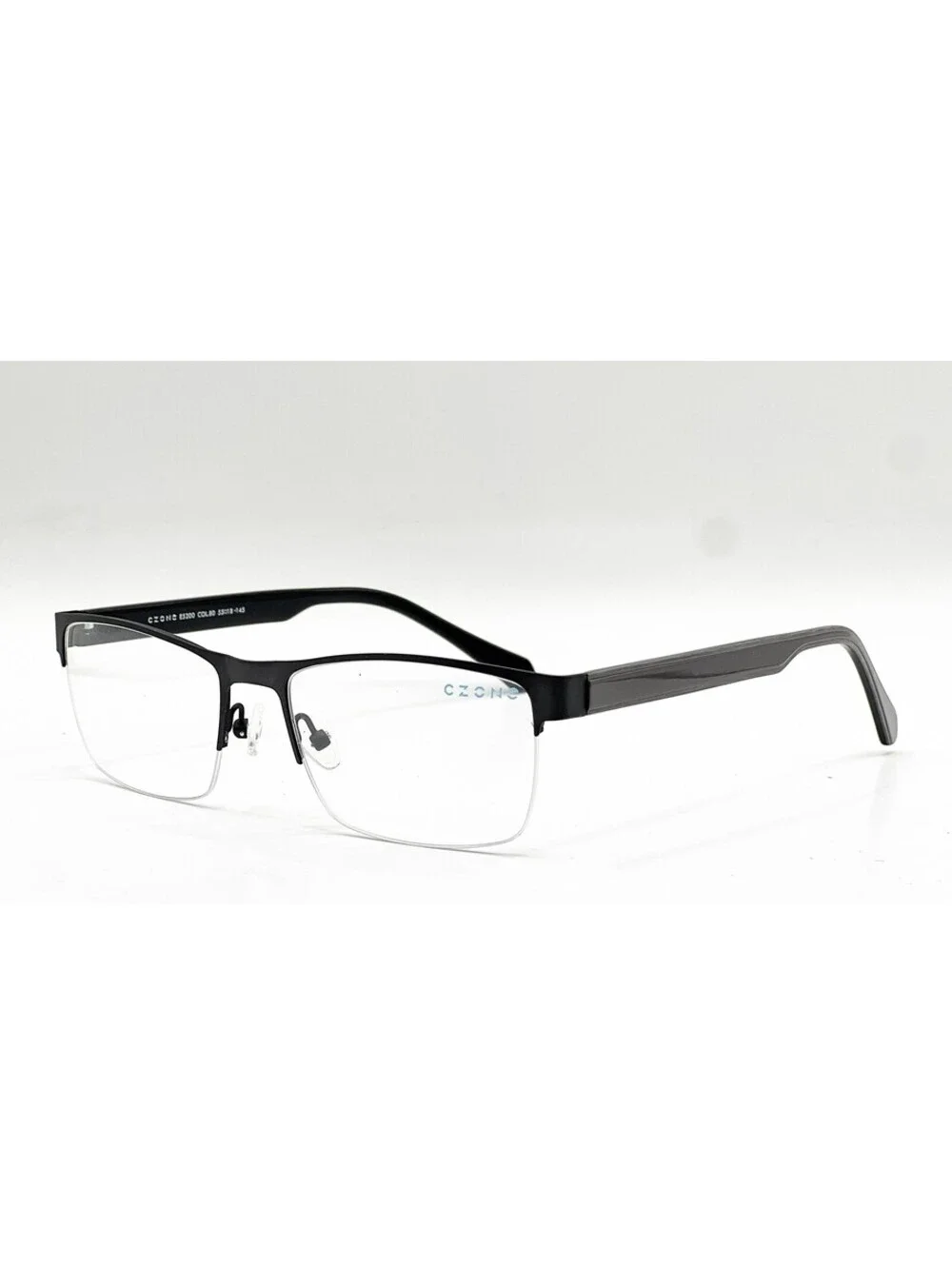 C-Zone E5200 80 Grey/Black Authentic Eyeglasses 55-18-145